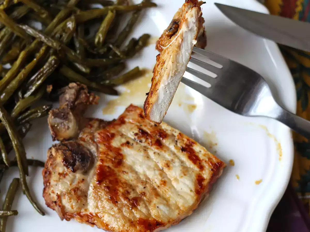 Bagaimana cara memasak potongan daging babi di dalam Airfryer? - foto 4