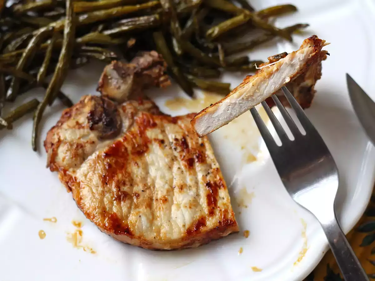 Bagaimana cara memasak potongan daging babi di dalam Airfryer? - foto 6