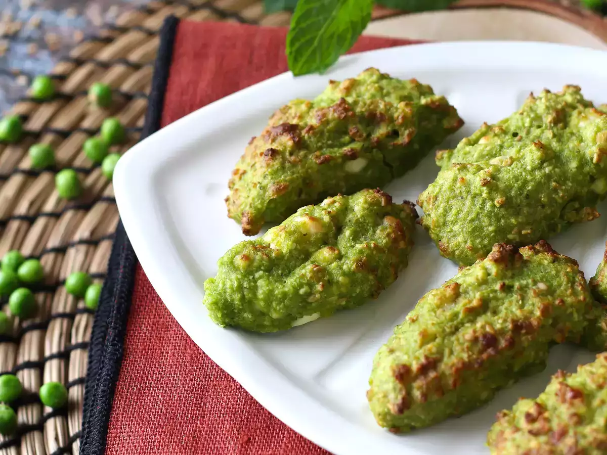 Bakso kacang polong dan feta dalam penggorengan udara: lezat dan sangat cepat disiapkan! - foto 2
