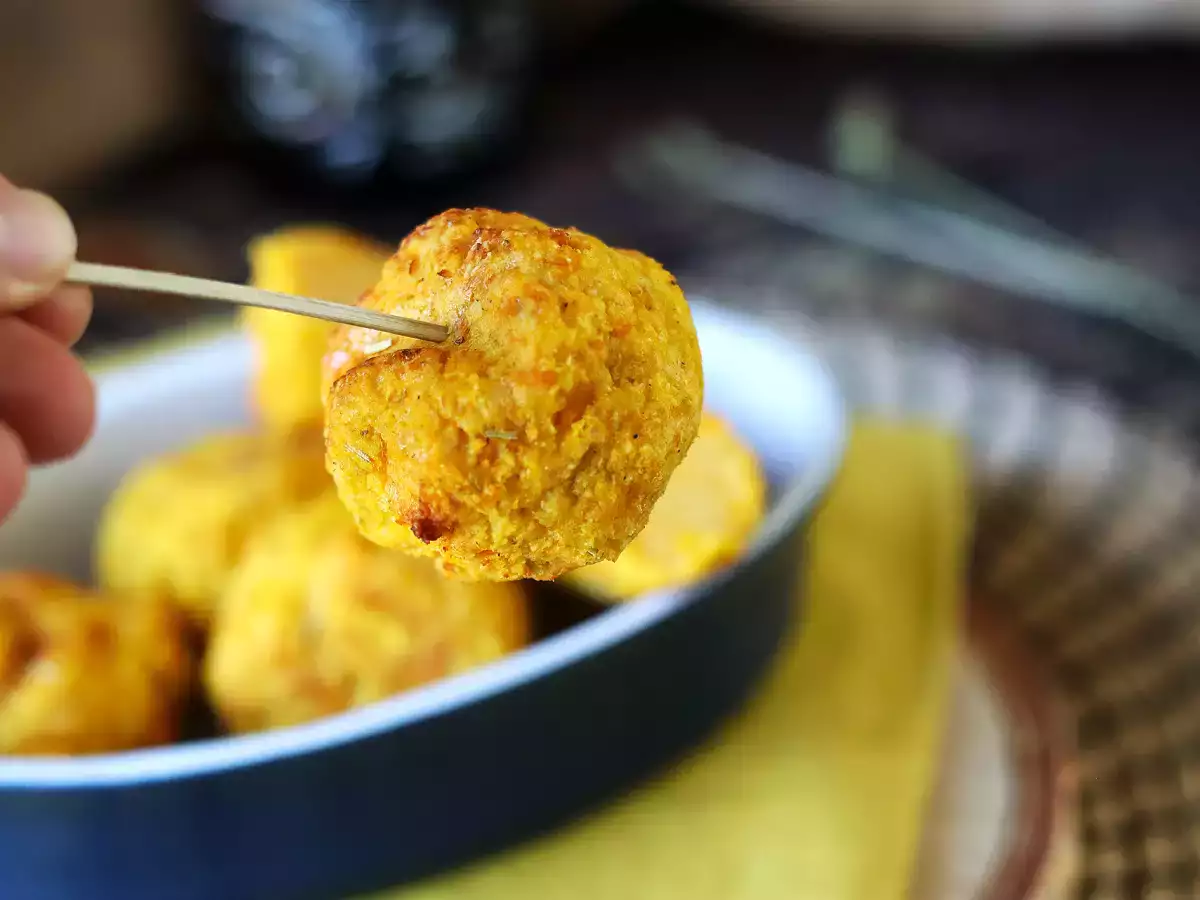 Bakso labu dalam penggorengan udara - foto 4