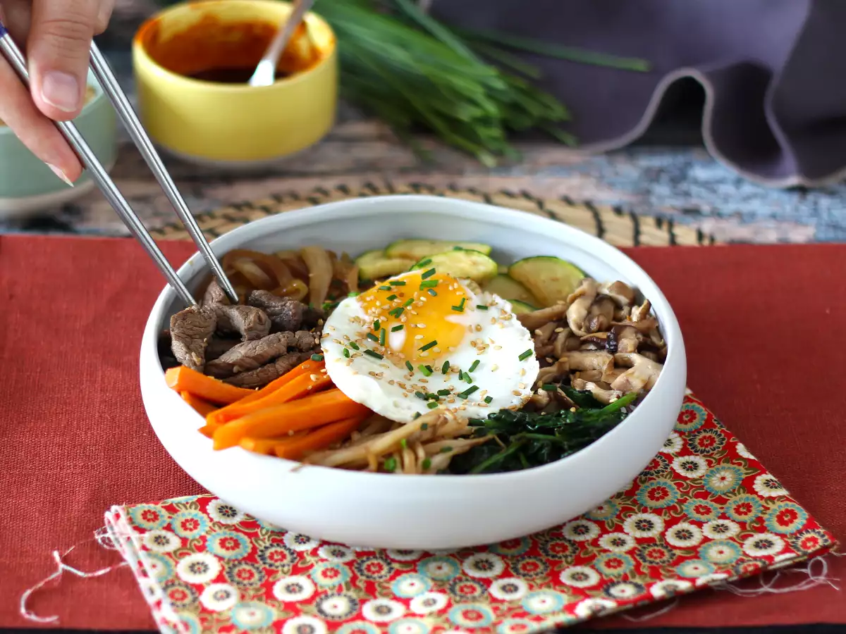 Bibimbap, hidangan tradisional Korea - foto 2