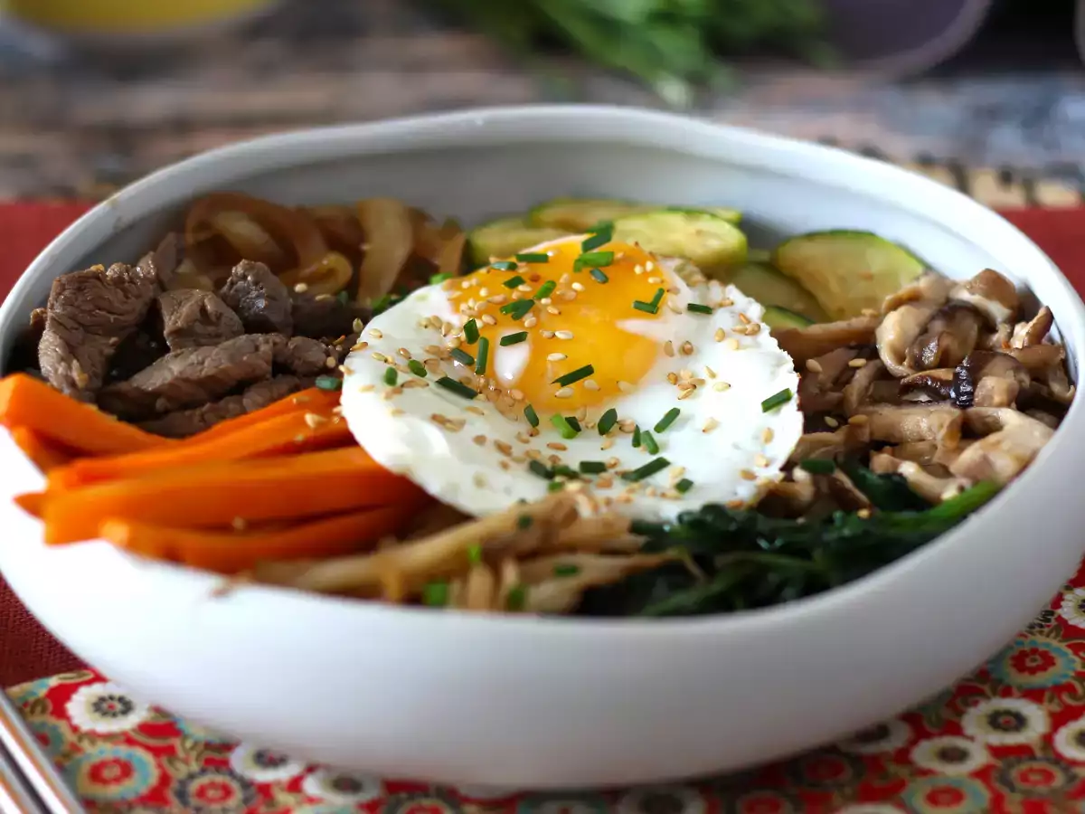 Bibimbap, hidangan tradisional Korea - foto 7