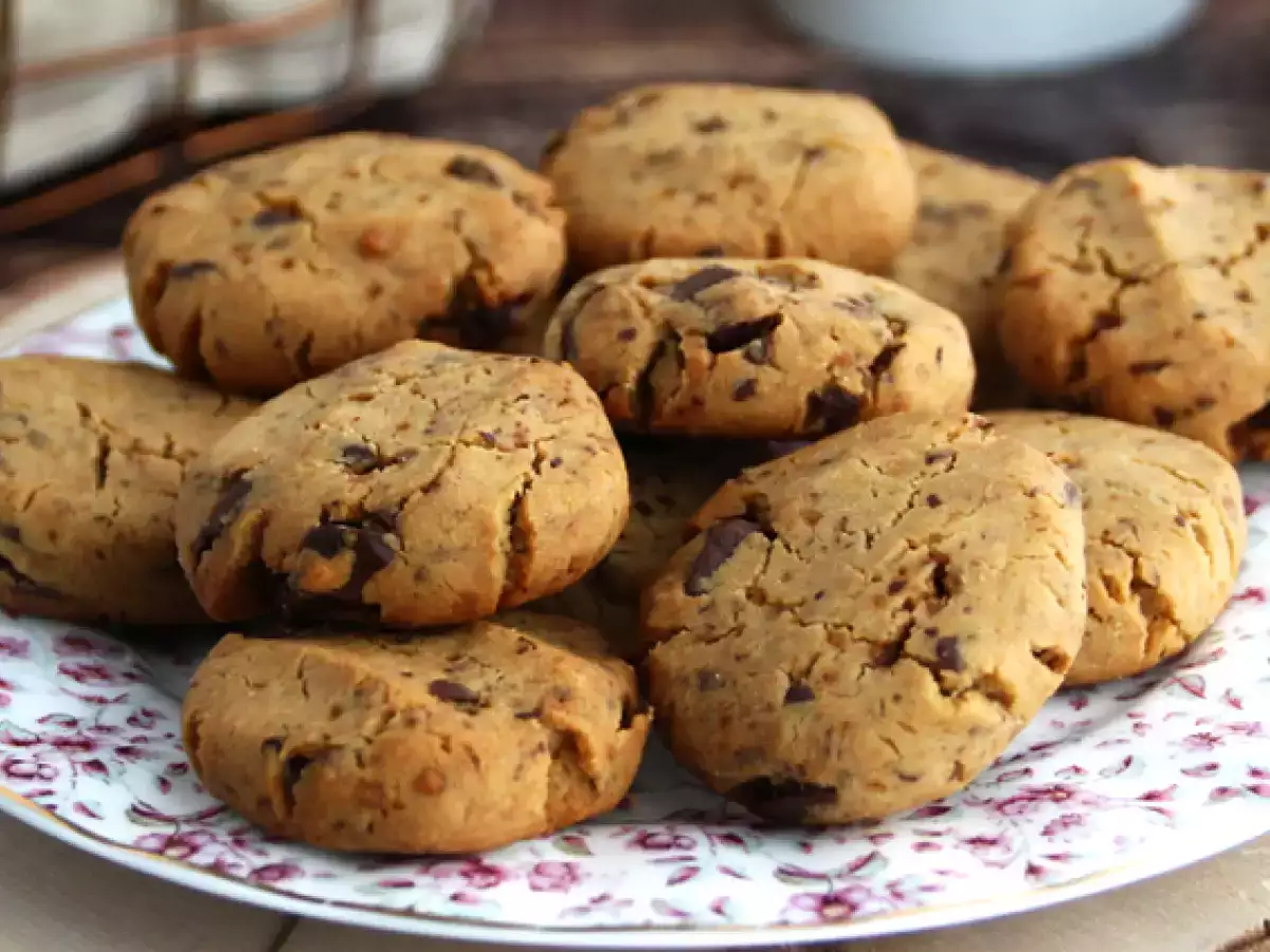 Biskuit keping cokelat (vegan dan bebas gluten) - foto 2