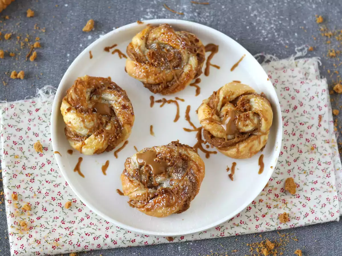 Biskuit puff pastry Speculoos - cepat dan mudah dibuat - foto 4