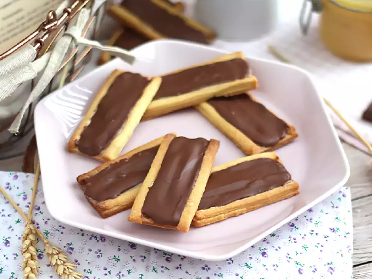 Biskuit twix karamel dan cokelat susu - foto 2