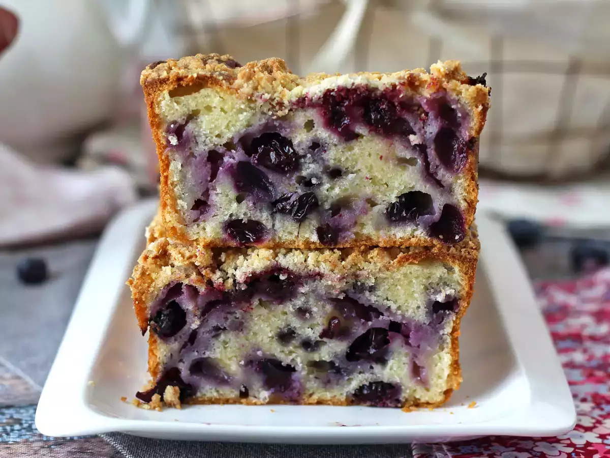 Blueberry crumble cake: kue yang memadukan fondant, kelembutan, dan kerenyahan! - foto 5