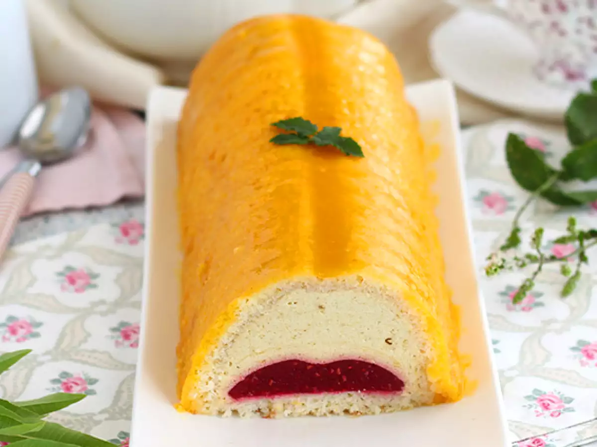 Bolu Batang Natal Mangga dan Raspberry - foto 2