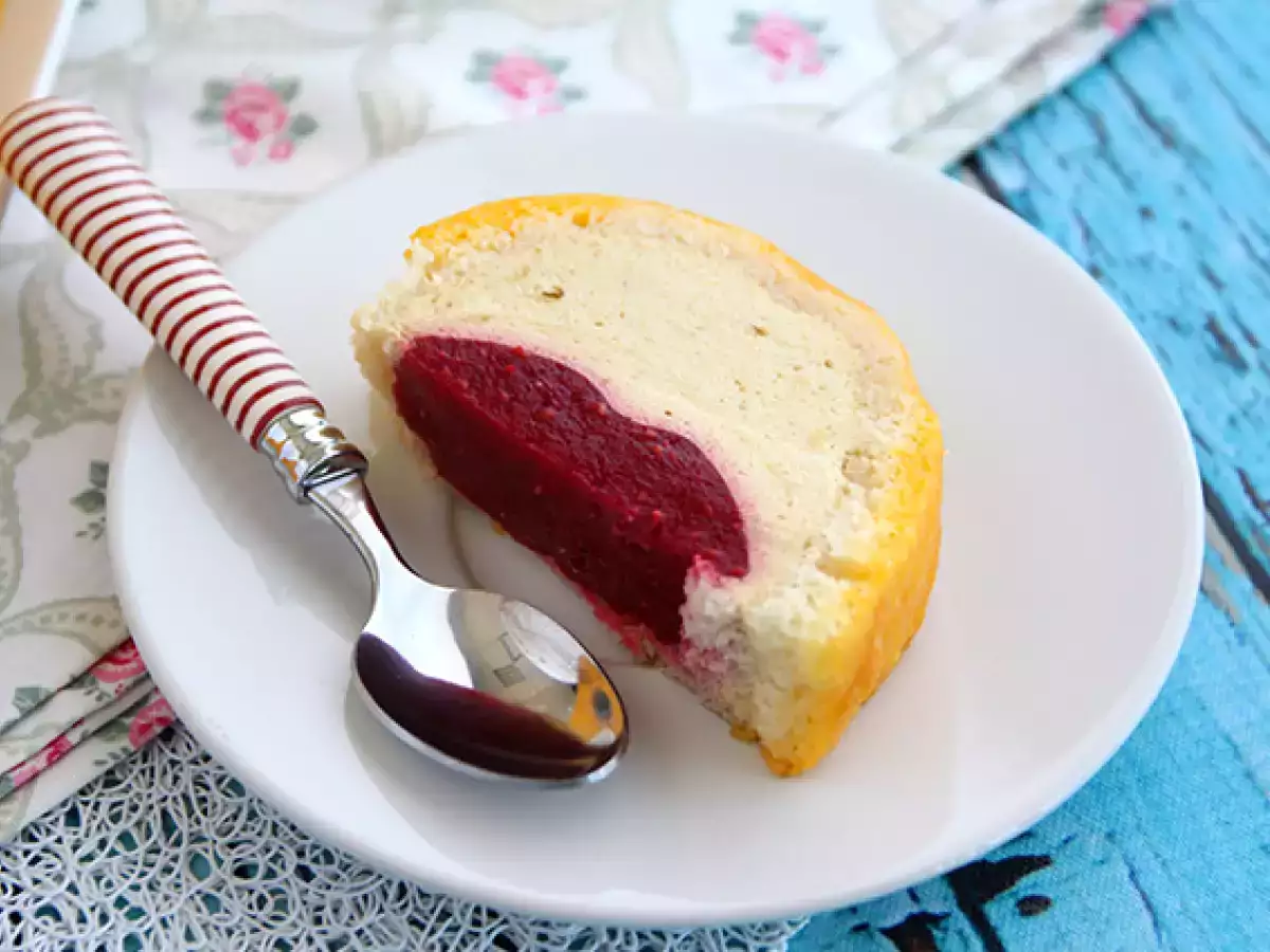 Bolu Batang Natal Mangga dan Raspberry - foto 3