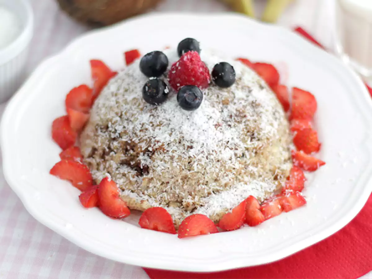 Bowl Cake Pisang Kelapa – Bebas Gluten dan Laktosa
