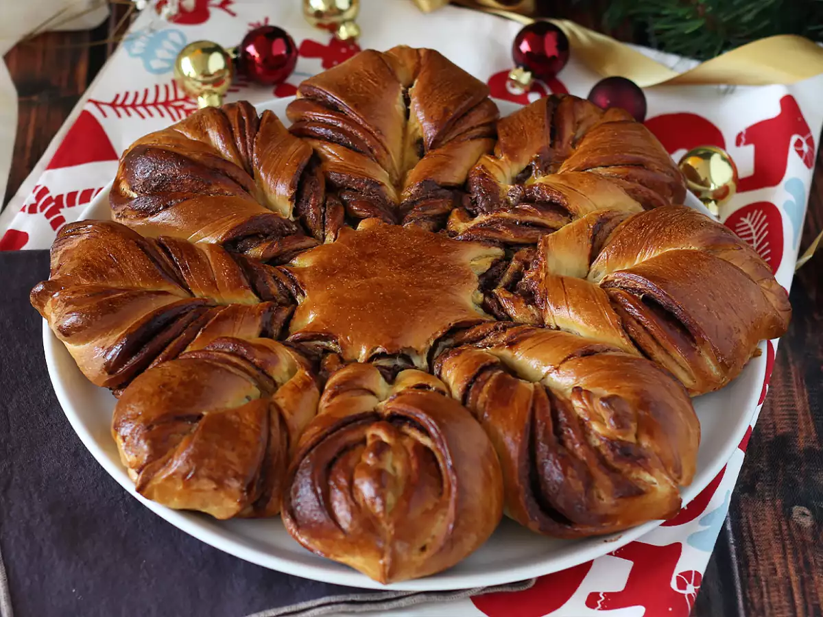 Brioche Kepingan Salju dengan Selai Cokelat Hazelnut - foto 7