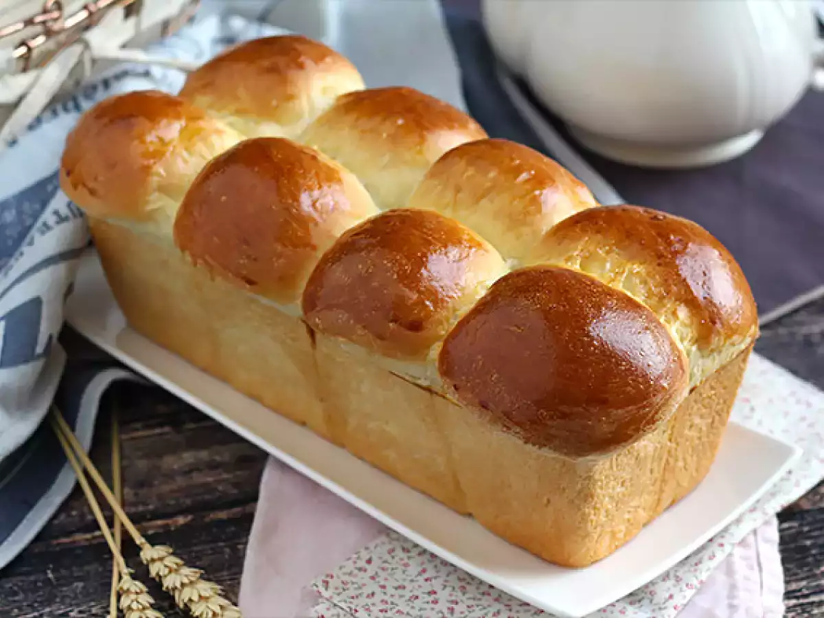 Brioche yang sangat lembut dan bersisik - foto 5