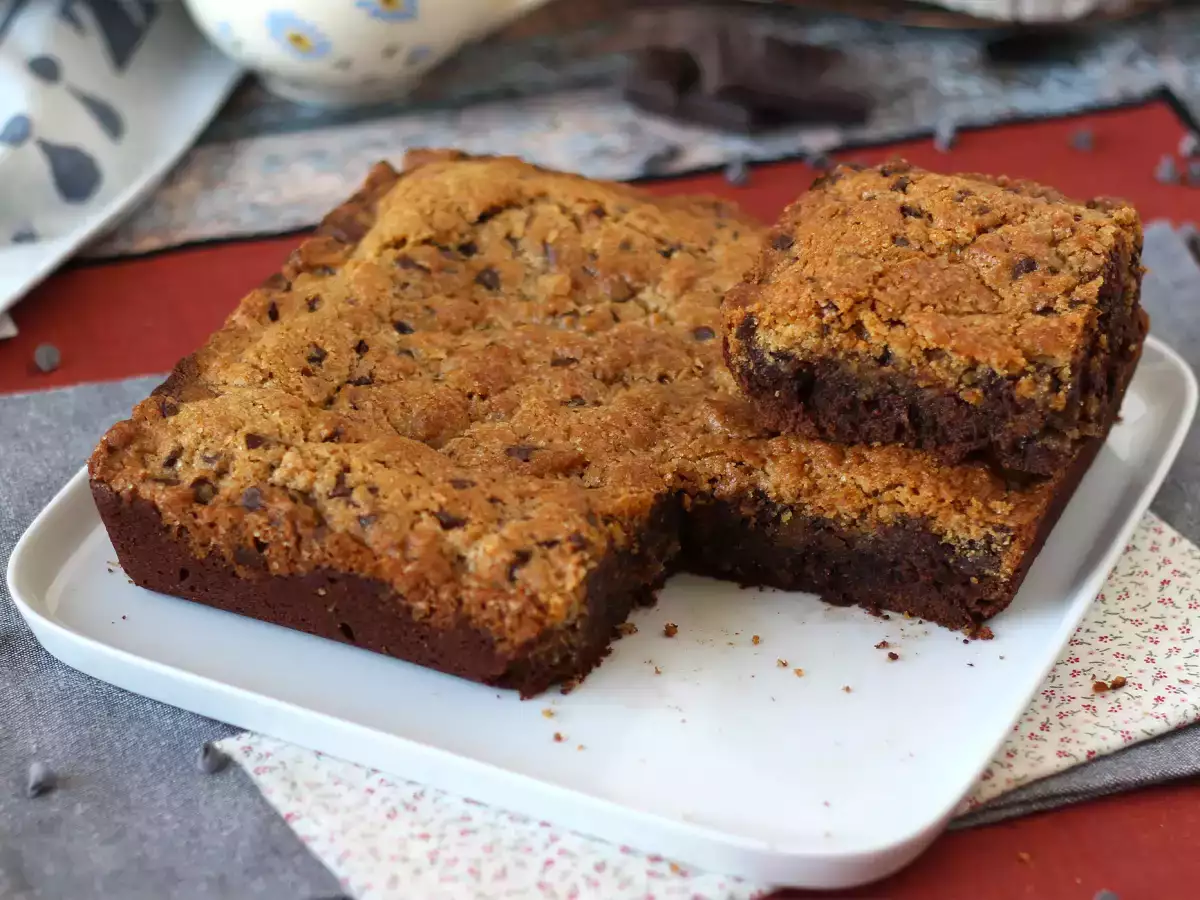 Brookies, kombinasi sempurna antara brownies dan kue kering - foto 5