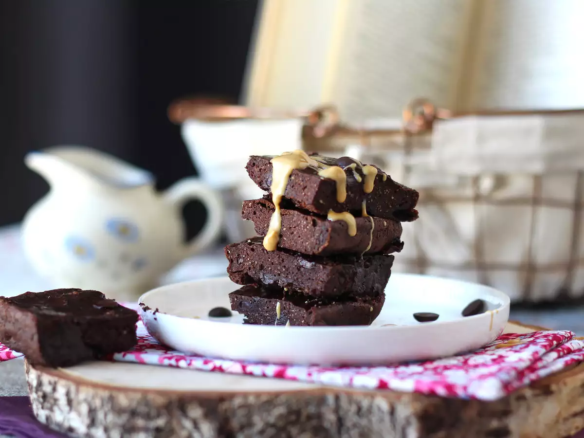 Brownies berprotein dengan whey, bebas gluten alami - foto 3