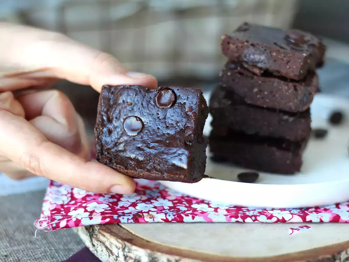 Brownies berprotein dengan whey, bebas gluten alami - foto 7