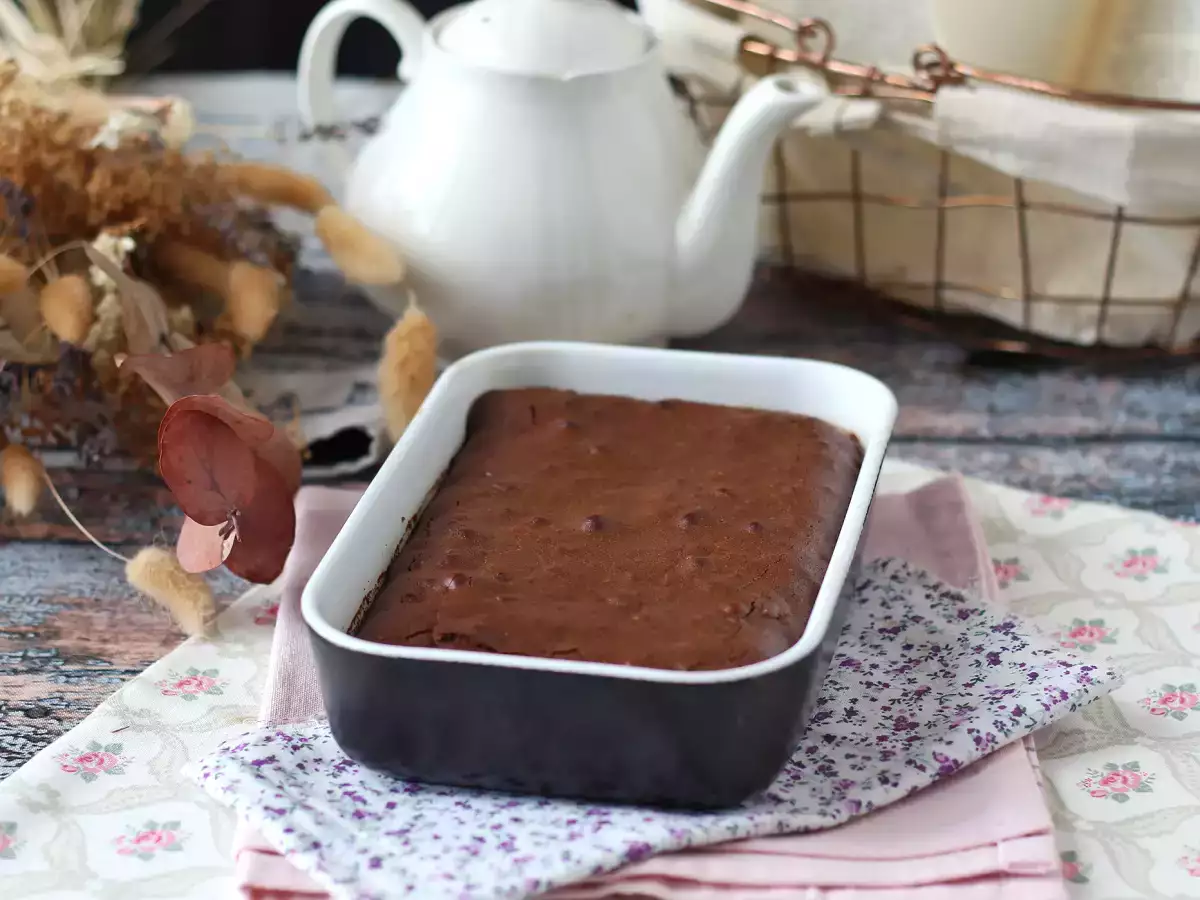 Brownies Cokelat dan Kenari dengan Air Fryer - foto 3