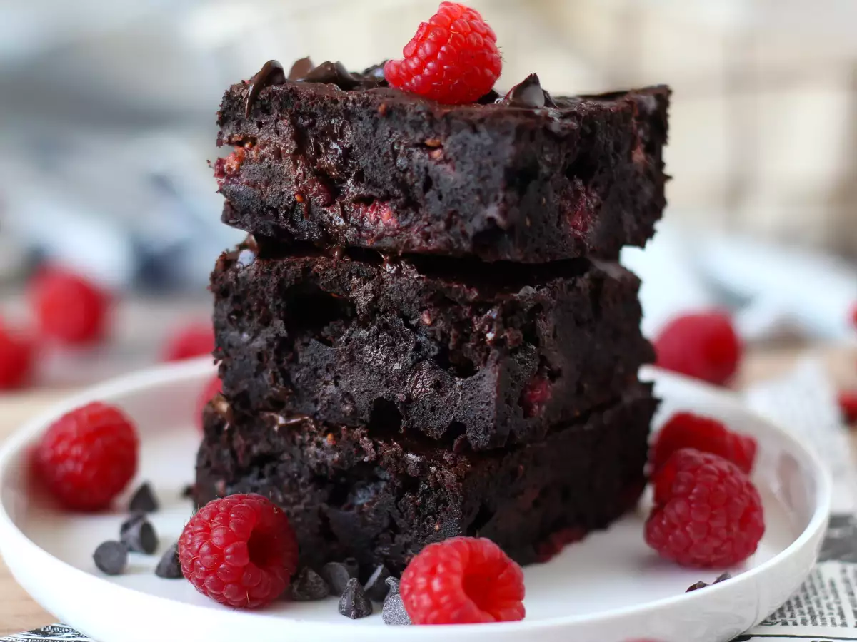 Brownies Cokelat Raspberry, Kenikmatan yang Sempurna! - foto 5