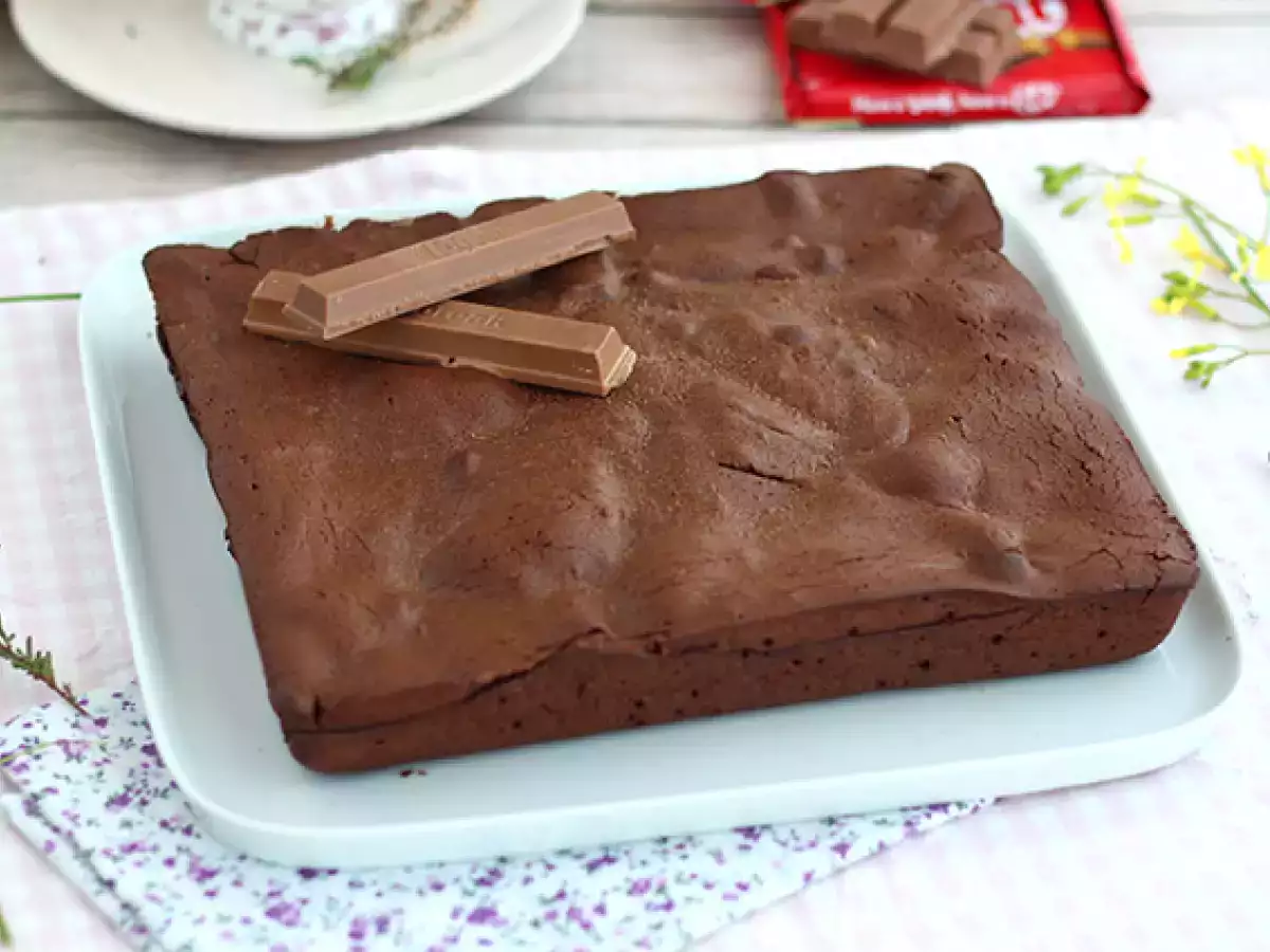 Brownies dengan Kit Kat ® - foto 3