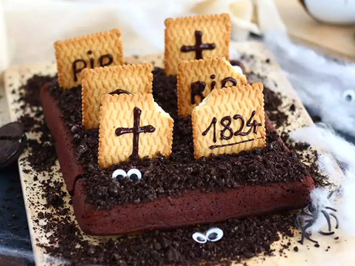 Brownies Kuburan Halloween - foto 2