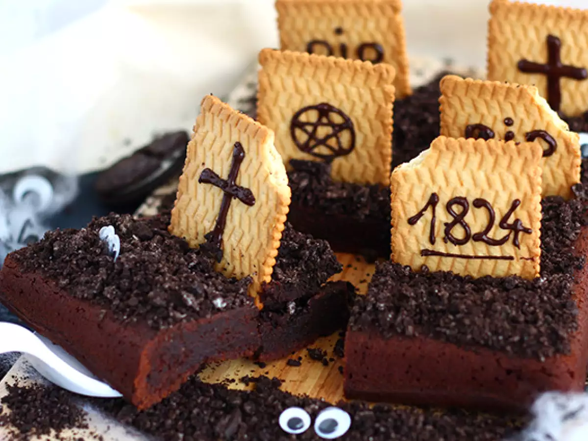 Brownies Kuburan Halloween - foto 4