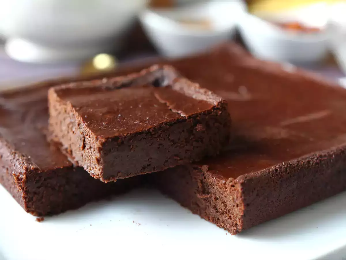 Brownies protein rasa cokelat dan kacang merah