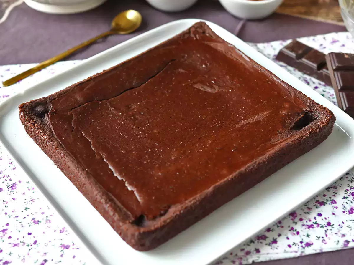 Brownies protein rasa cokelat dan kacang merah - foto 6