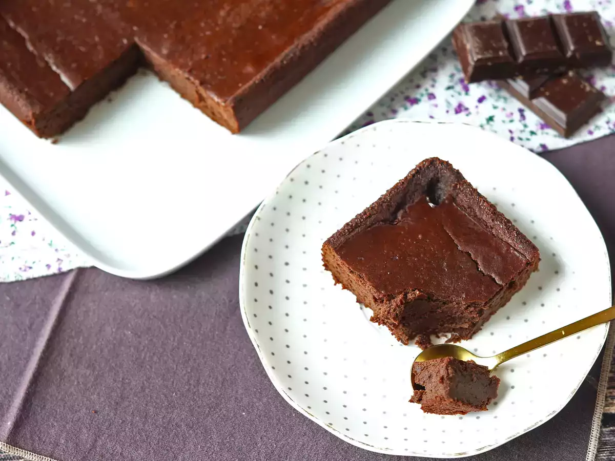 Brownies protein rasa cokelat dan kacang merah - foto 7