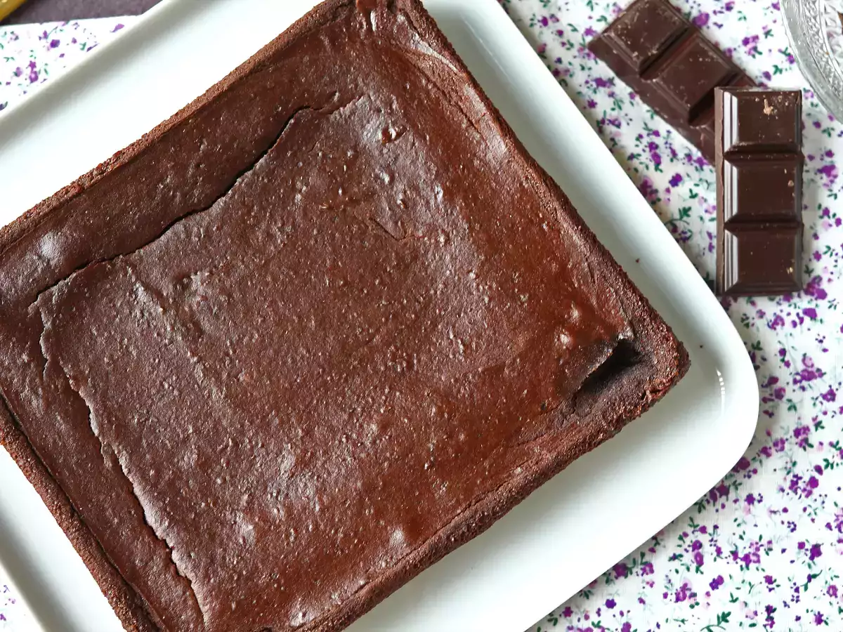 Brownies protein rasa cokelat dan kacang merah - foto 8