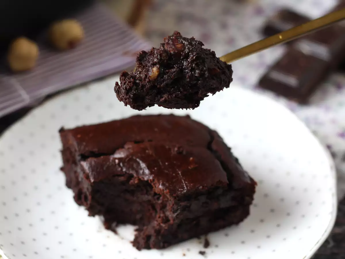 Brownies ubi jalar tanpa mentega atau minyak - foto 2