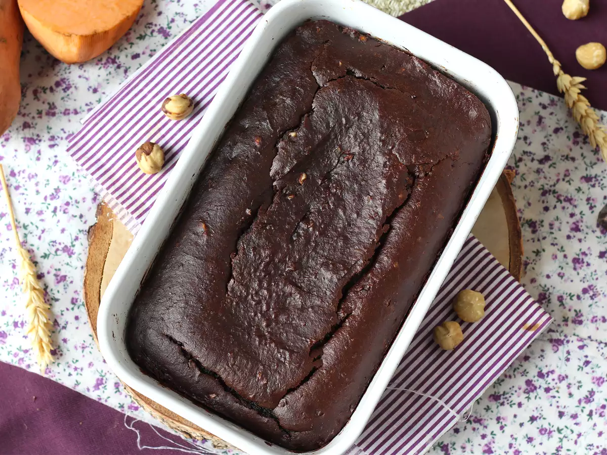 Brownies ubi jalar tanpa mentega atau minyak - foto 5