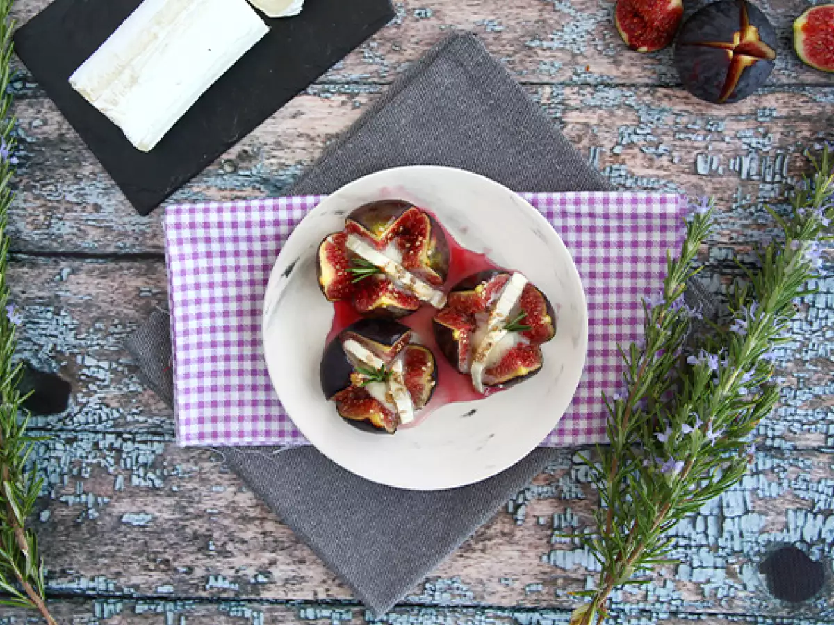 Buah Tin Panggang dengan Keju Kambing dan Madu - foto 2