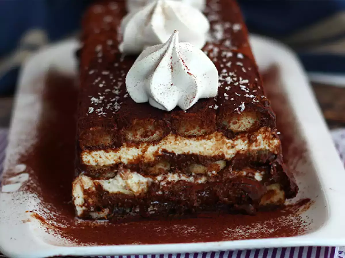 Bûche Tiramisu (Panduan Langkah demi Langkah) - foto 3