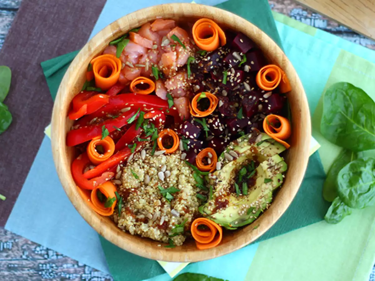 Buddha Bowl Salmon Asap - foto 3