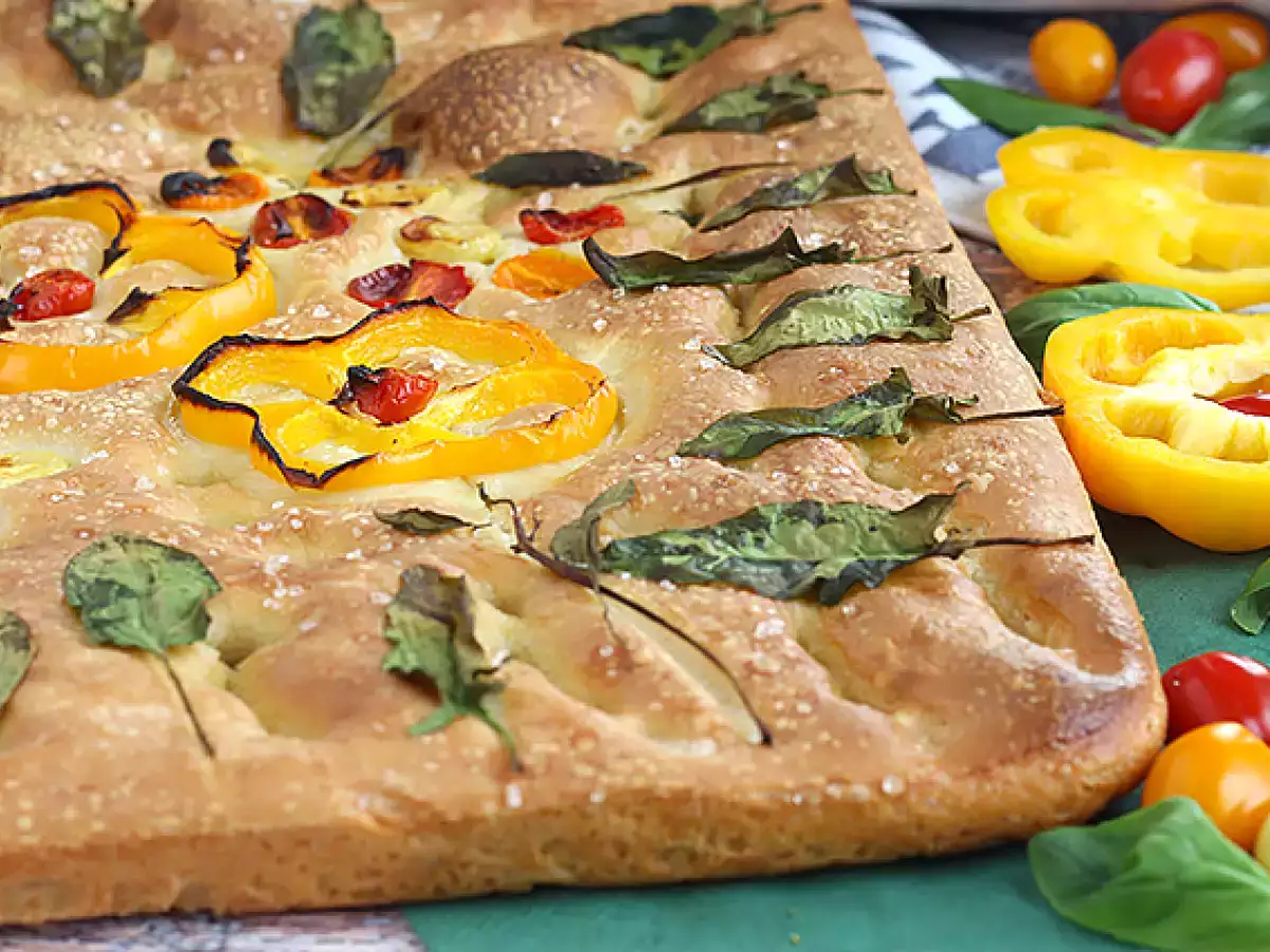 Bunga focaccia - seni focaccia - foto 8