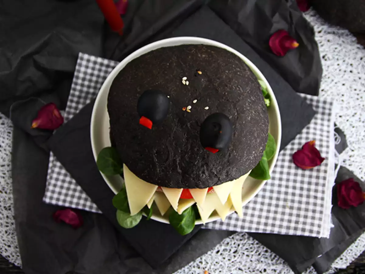 Burger Monster untuk Halloween - foto 3