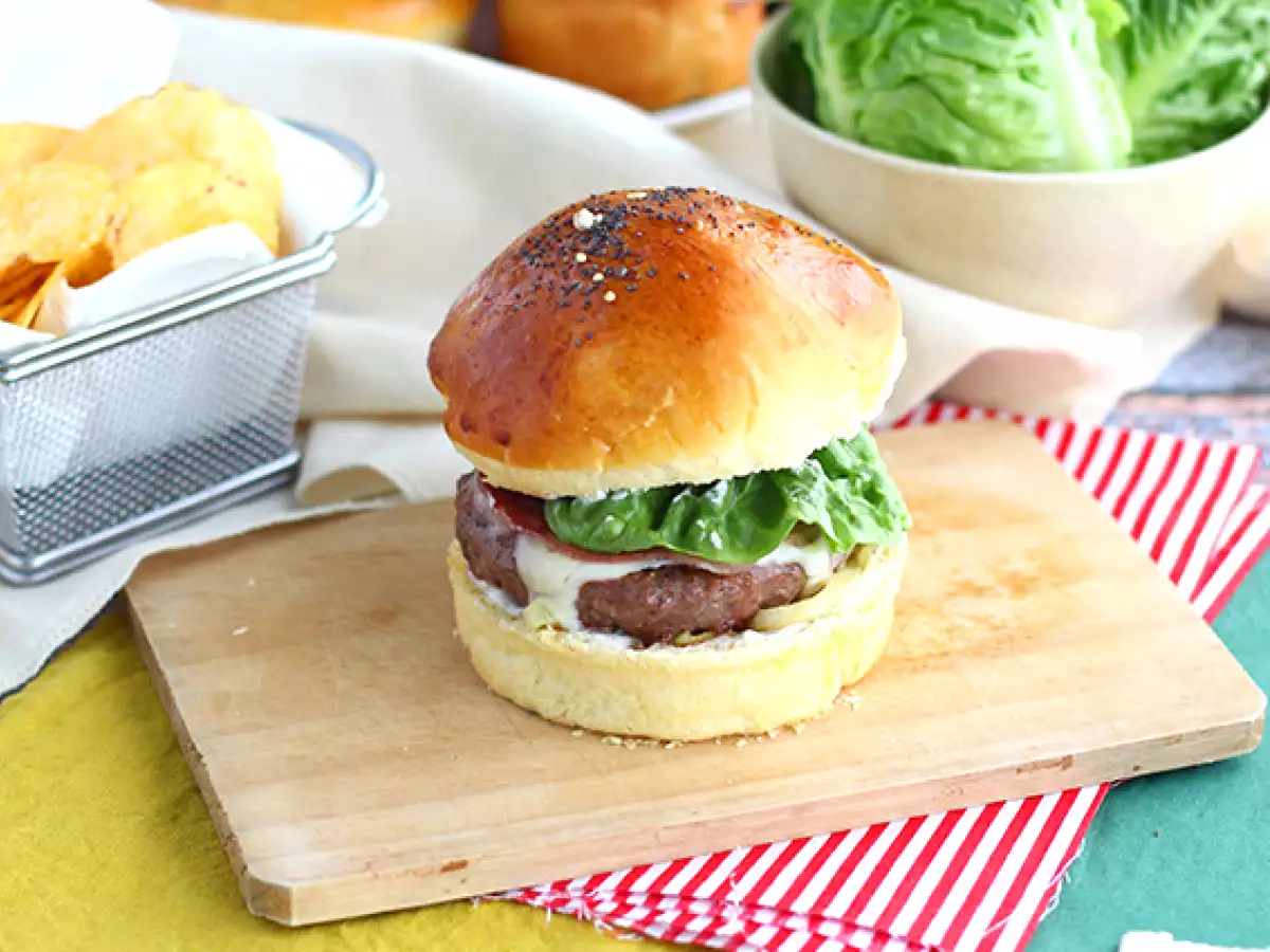 Burger raclette