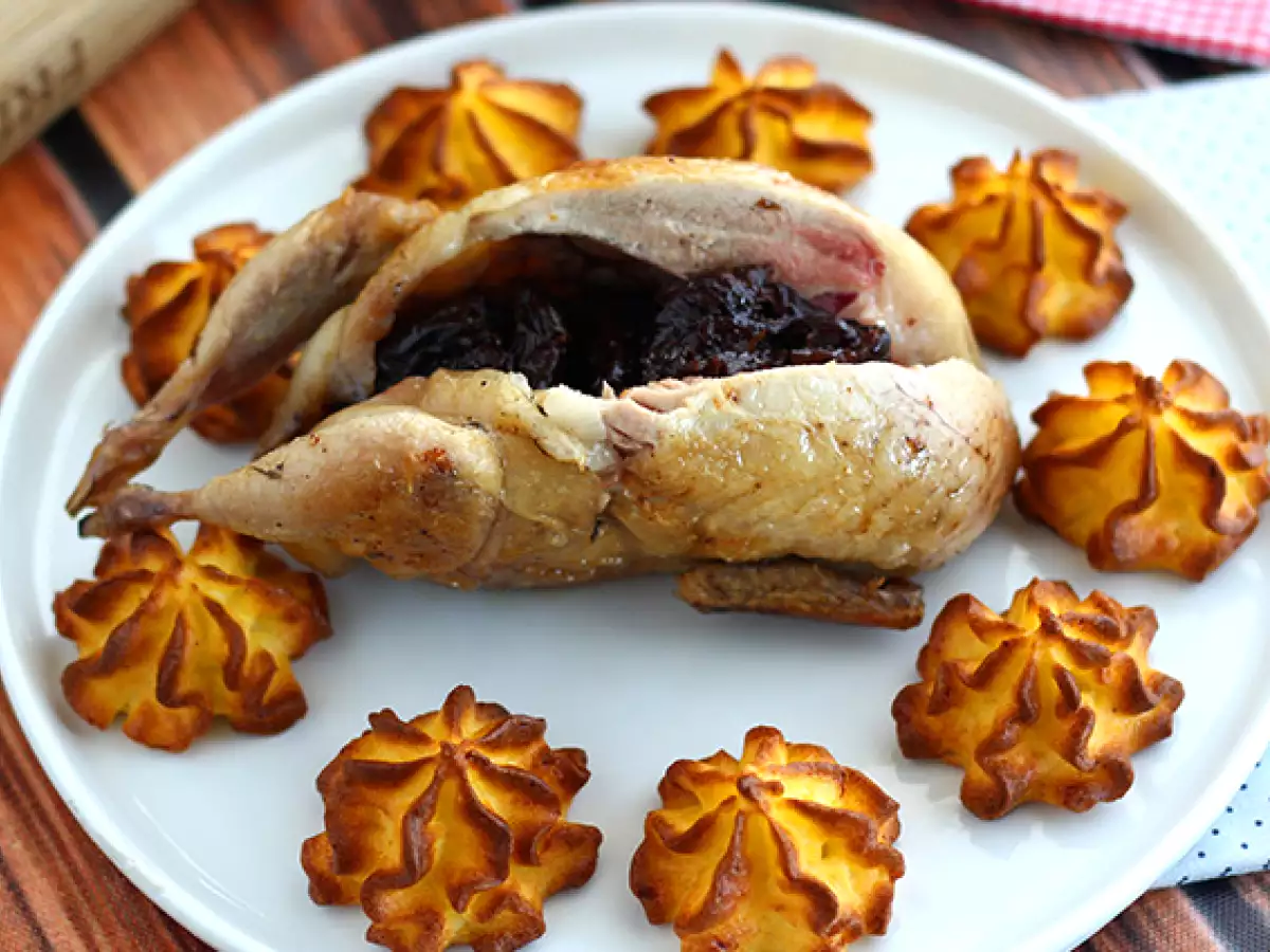 Burung puyuh dengan plum - foto 2