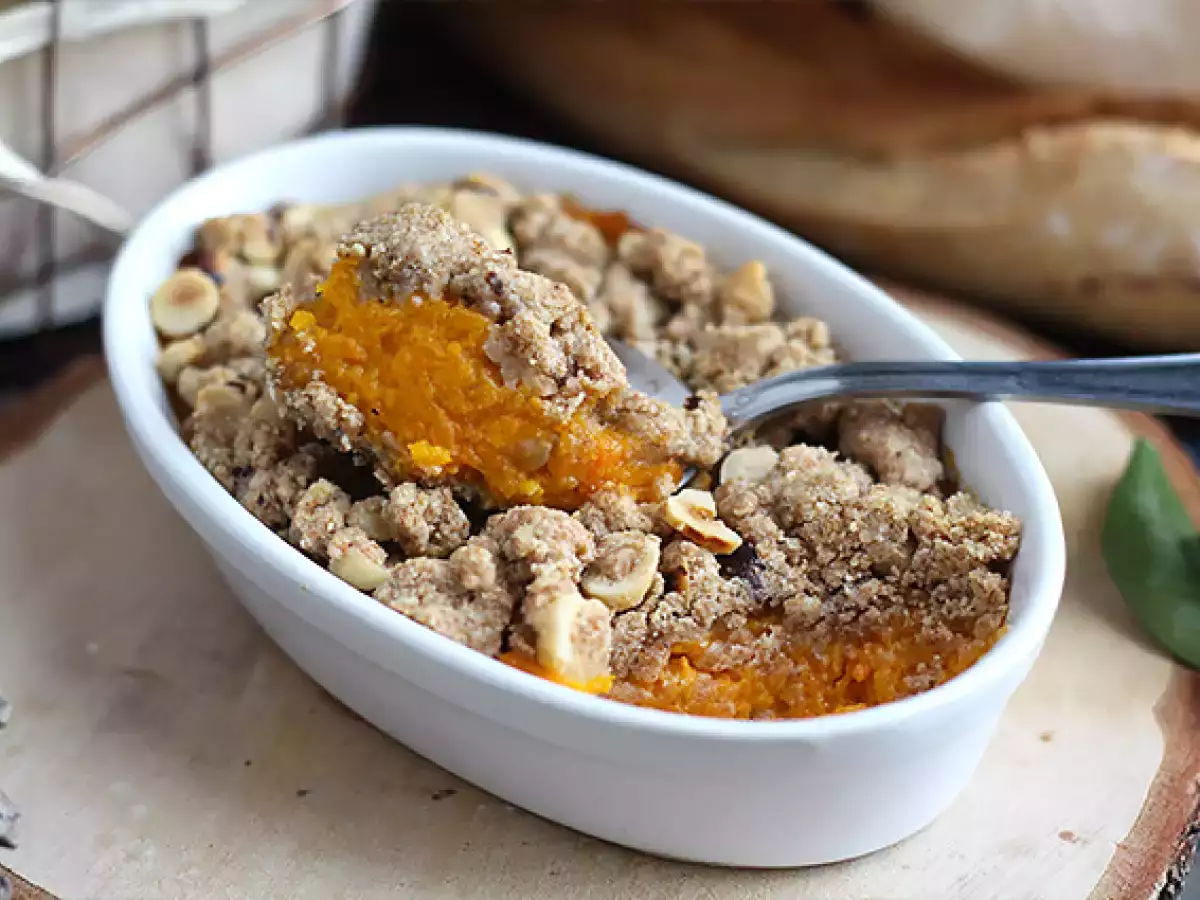 Butternut yang dihancurkan dengan hazelnut - foto 4