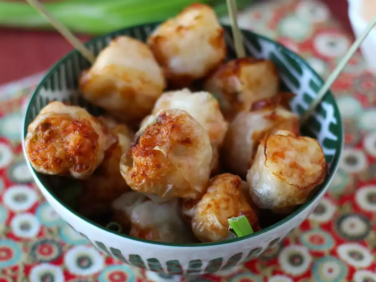 Camilan Udang Gulung Kulit Lumpia ala Nem dengan Air Fryer