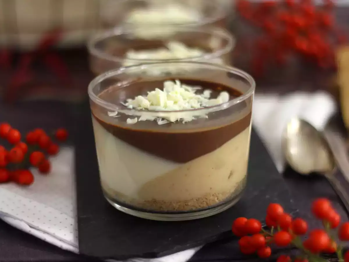 Cangkir cokelat dan nougat. Resep mudah - foto 2