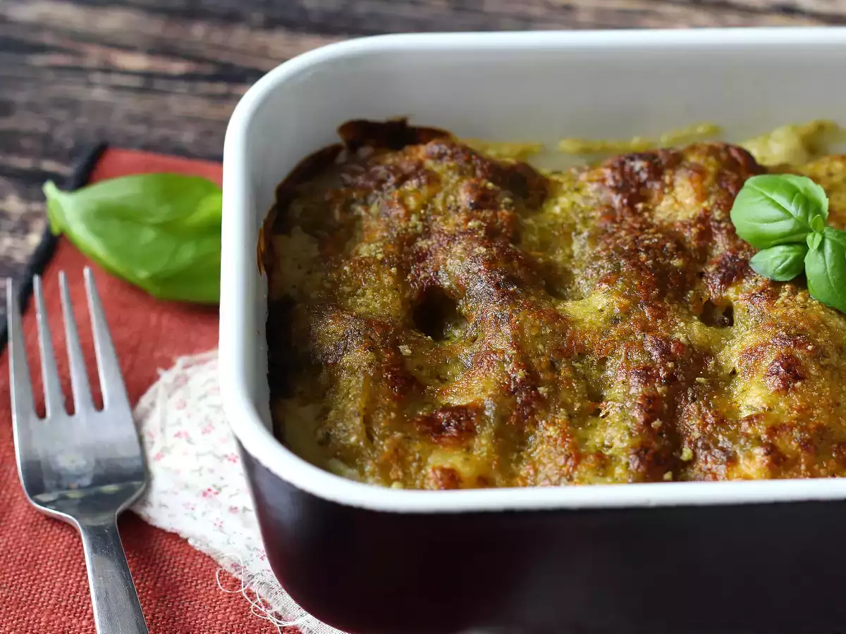 Cannelloni Pesto Panggang dengan Saus Krim: Resep Mudah dan Lezat - foto 4