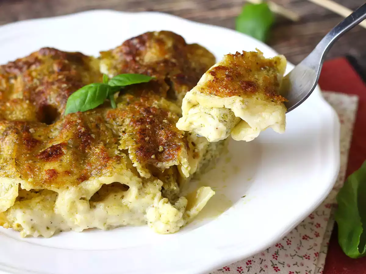 Cannelloni Pesto Panggang dengan Saus Krim: Resep Mudah dan Lezat - foto 7