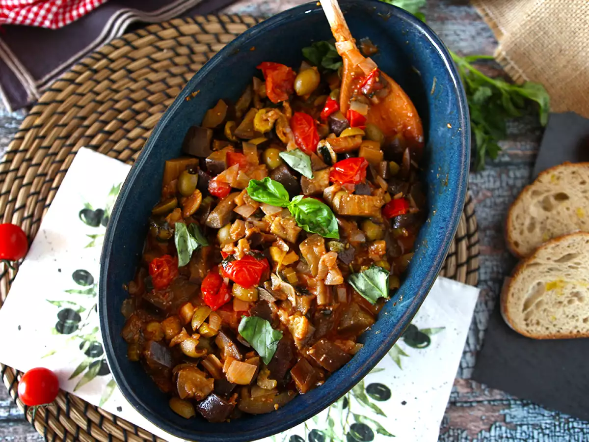 Caponata Sisilia: Resep Italia yang Cepat dan Mudah - foto 3