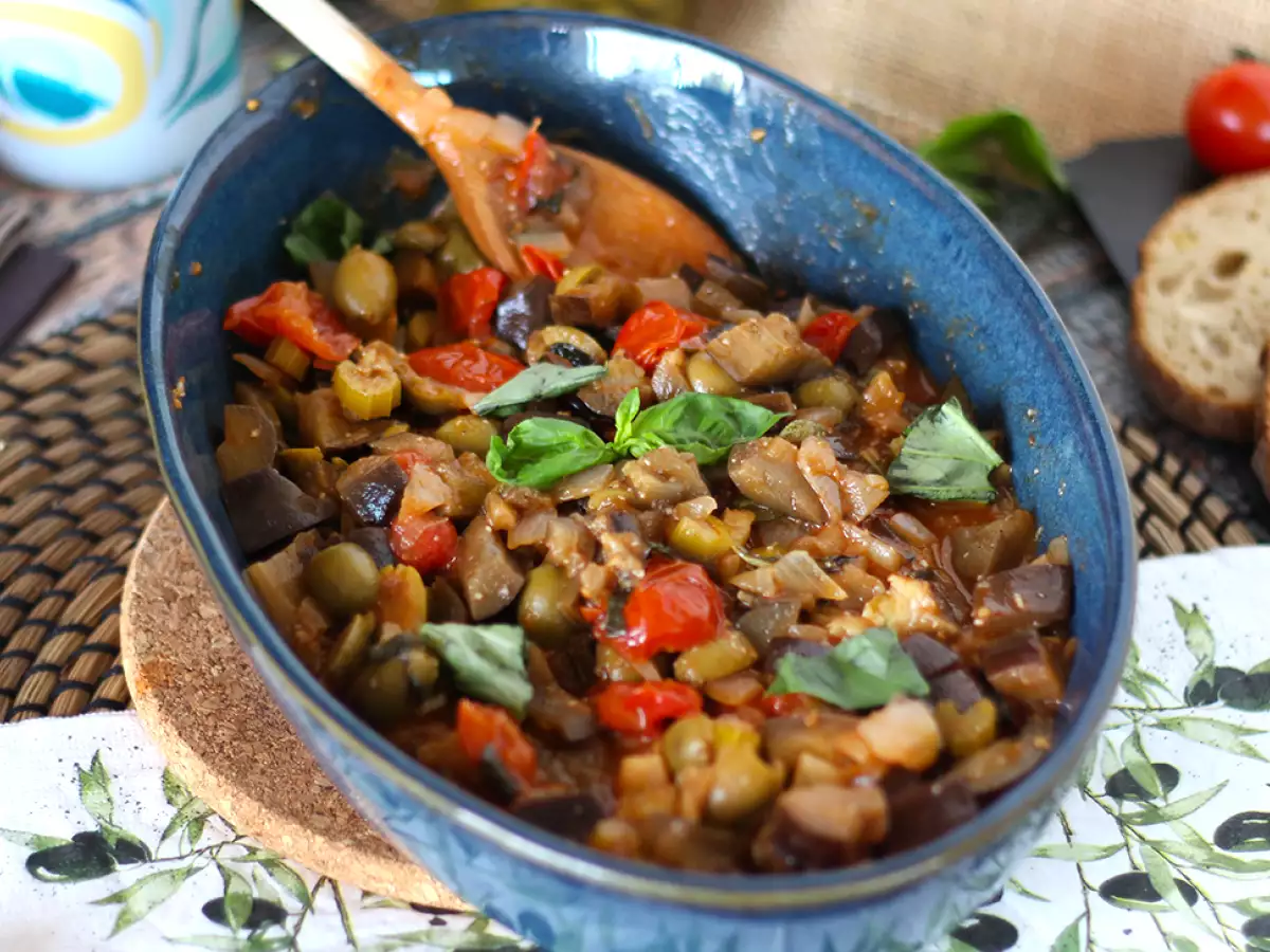 Caponata Sisilia: Resep Italia yang Cepat dan Mudah - foto 4