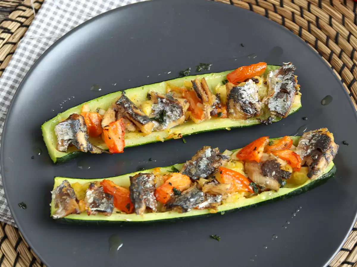 Cara Membuat Zucchini Isi Sarden - foto 3