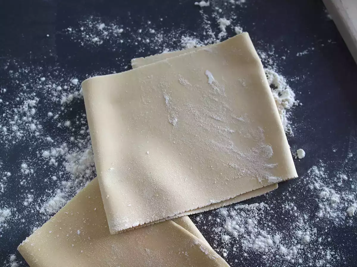 Cara menyiapkan pasta telur untuk lasagna - foto 2