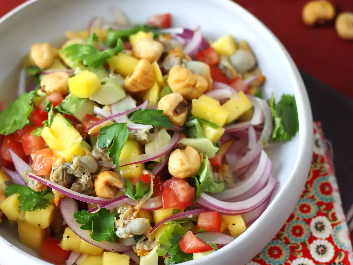 Ceviche dengan kerang kalengan - foto 3