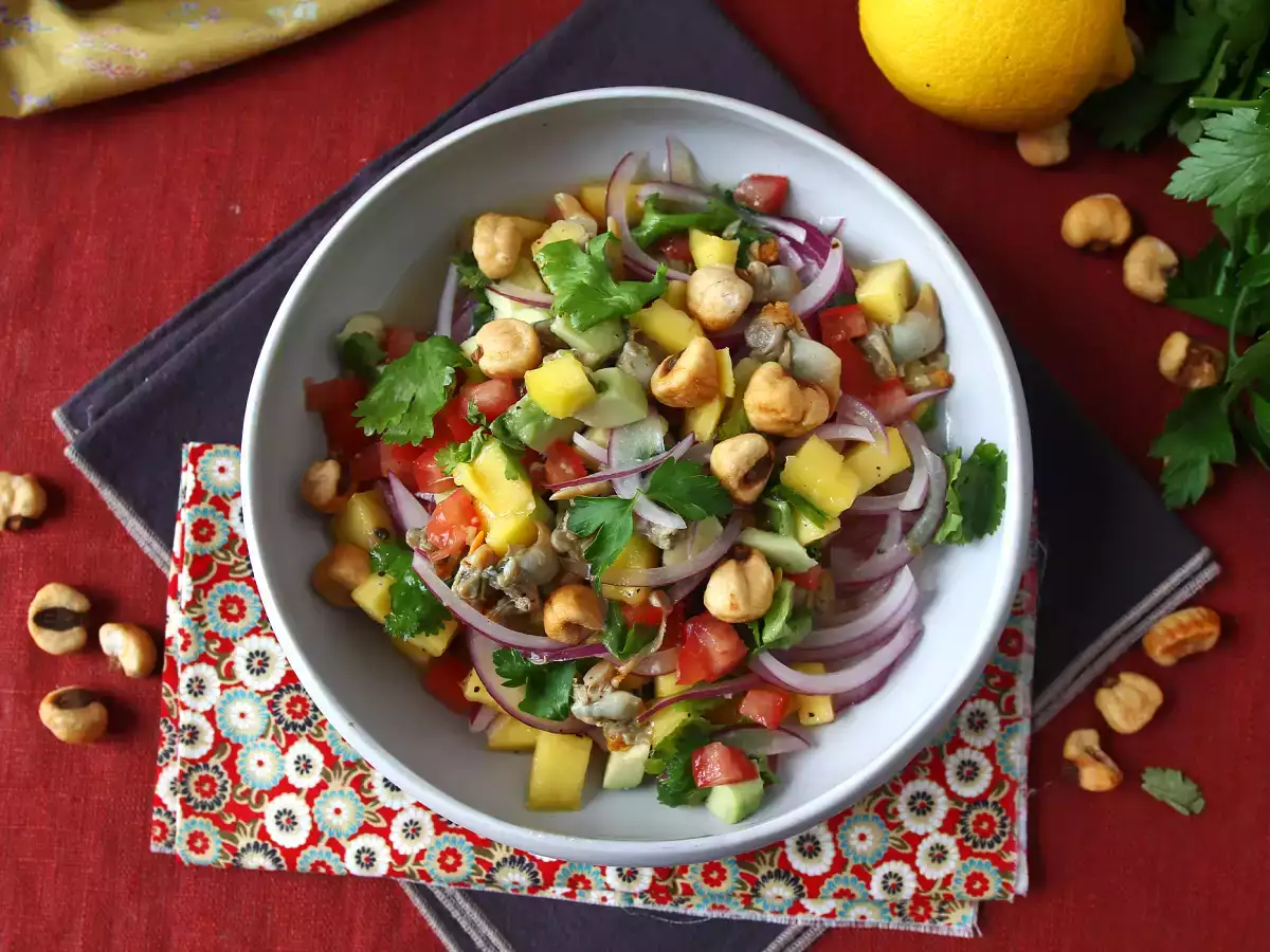 Ceviche dengan kerang kalengan - foto 5