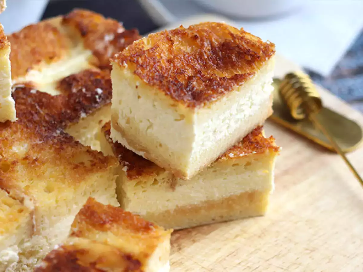 Cheesecake dan roti panggang keju (French toast cheesecake) - foto 4