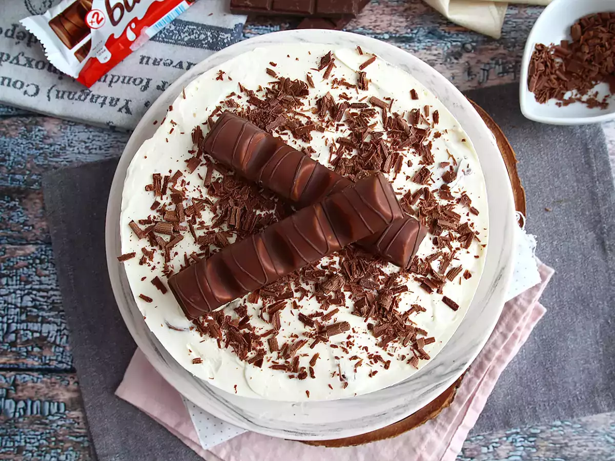 Cheesecake Kinder Bueno Tanpa Oven yang Lezat - foto 2
