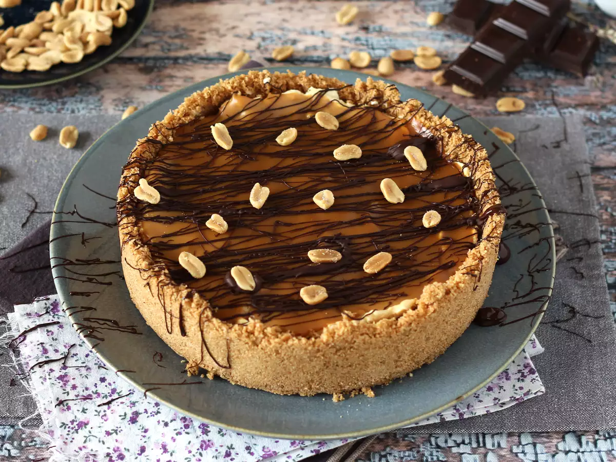 Cheesecake Snickers yang Super Lezat - foto 5
